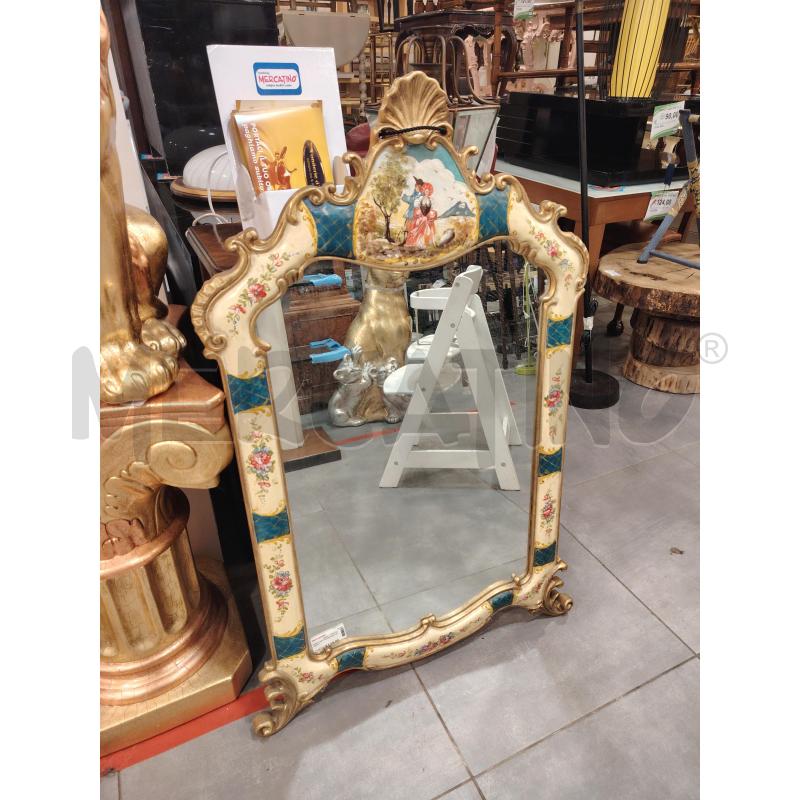 SPECCHIO VENEZIANO DIPINTO | Mercatino dell'Usato Roma eur 1