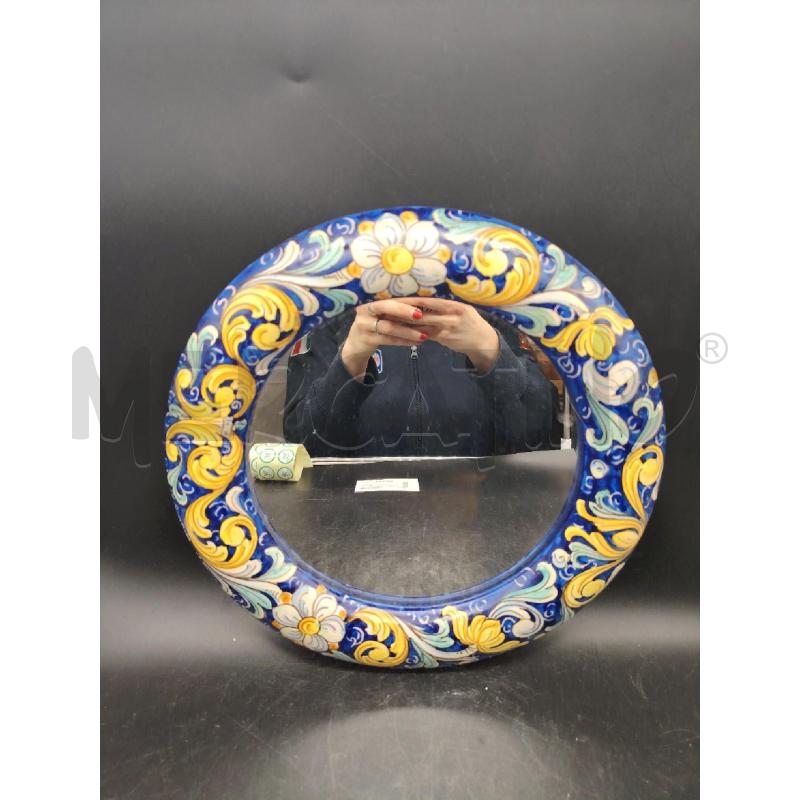 SPECCHIO   CALTAGIRONE  TONDO | Mercatino dell'Usato Roma eur 1