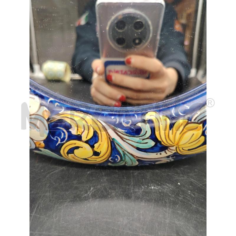 SPECCHIO   CALTAGIRONE  TONDO | Mercatino dell'Usato Roma eur 2