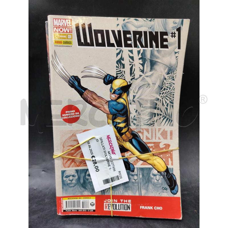 SPILLATI WOLVERINE 1-13 | Mercatino dell'Usato Roma eur 1