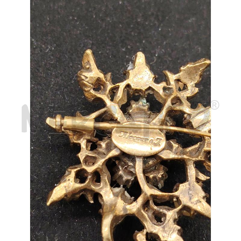 SPILLA ALCOZER MAZZO FIORE PERLINE | Mercatino dell'Usato Roma eur 3