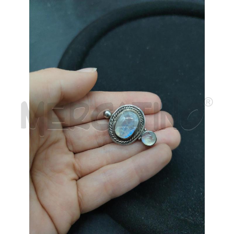 SPILLA FUSION OVALE PIETRA DI LUNA | Mercatino dell'Usato Roma eur 3