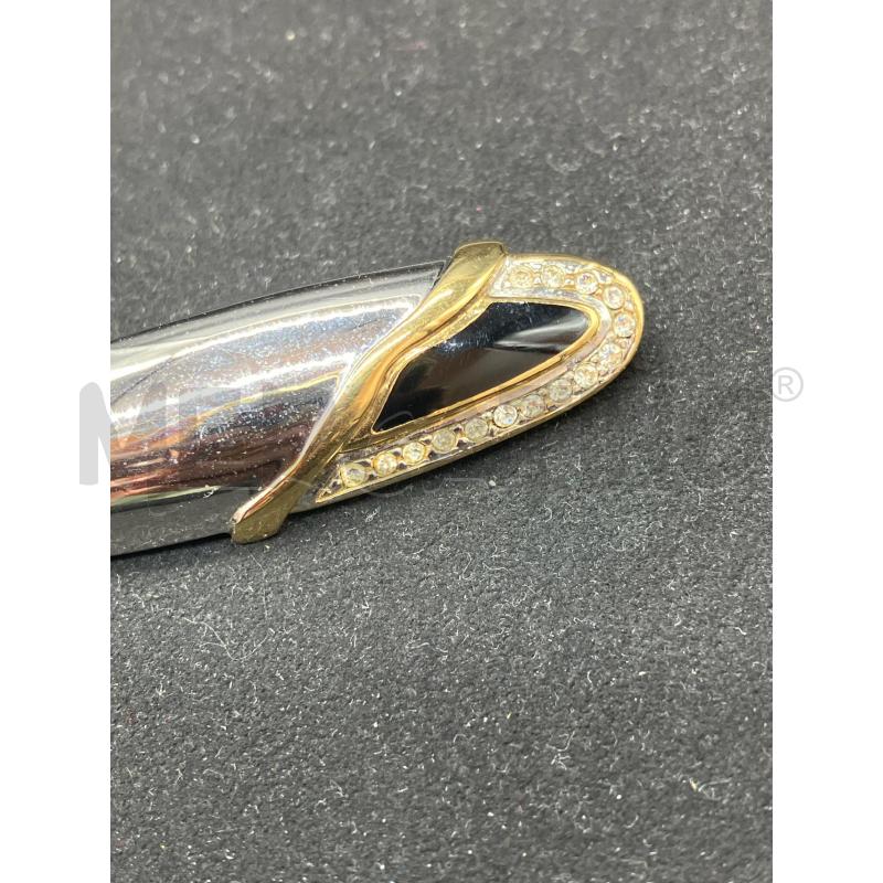 SPILLA OVALE MET STRASS NE | Mercatino dell'Usato Roma eur 2