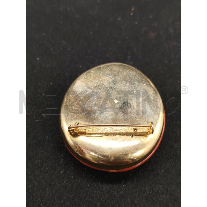 SPILLA VINTAGE TONDO DOR CENTRO ARA | Mercatino dell'Usato Roma eur 2