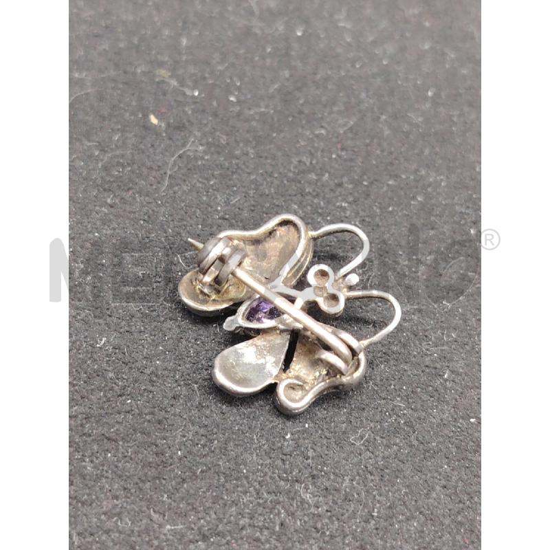 SPILLETTA FUSION FARFALLA AMETISTA | Mercatino dell'Usato Roma eur 2