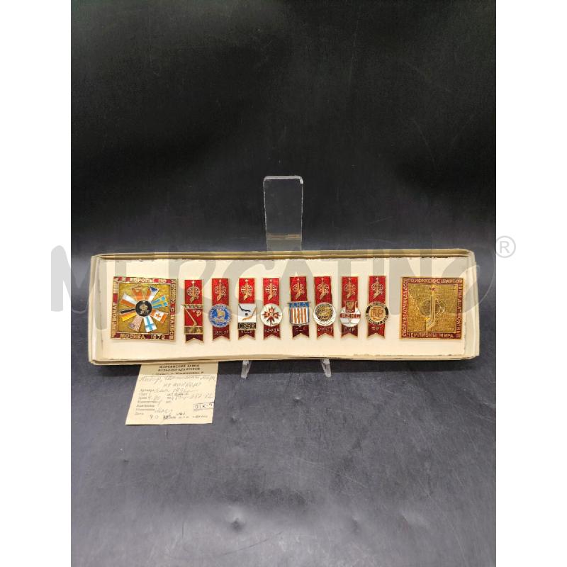 SPILLE COMMEMORATIVE EUROPEO DI HOCKEY SUL GHIACCIO MOSCA 1979 | Mercatino dell'Usato Roma eur 1