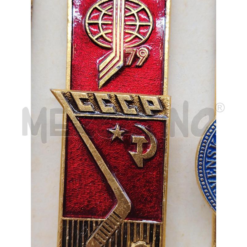 SPILLE COMMEMORATIVE EUROPEO DI HOCKEY SUL GHIACCIO MOSCA 1979 | Mercatino dell'Usato Roma eur 4
