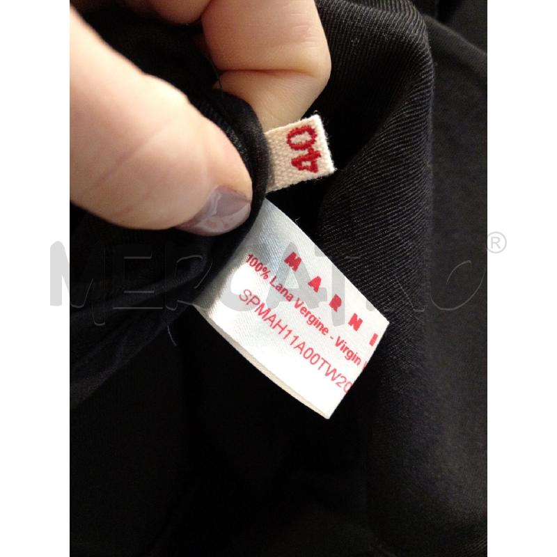 SPOLVERINO D MARNI NERO LANA  | Mercatino dell'Usato Roma eur 3