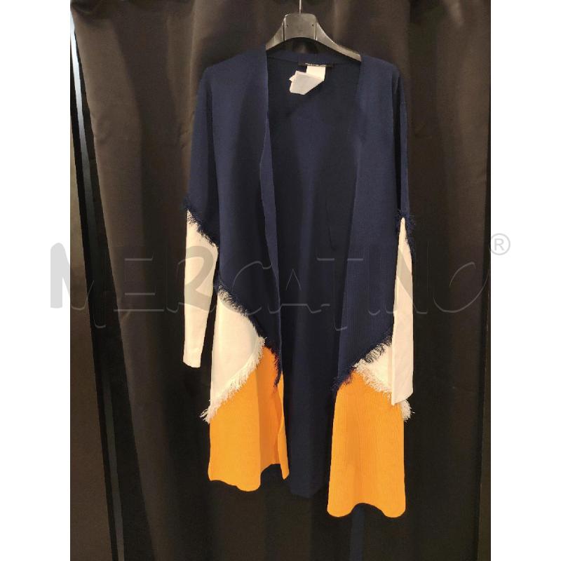 SPOLVERINO PENNYBLACK FANT PANNA BLU ARA FRANGETTE | Mercatino dell'Usato Roma eur 1