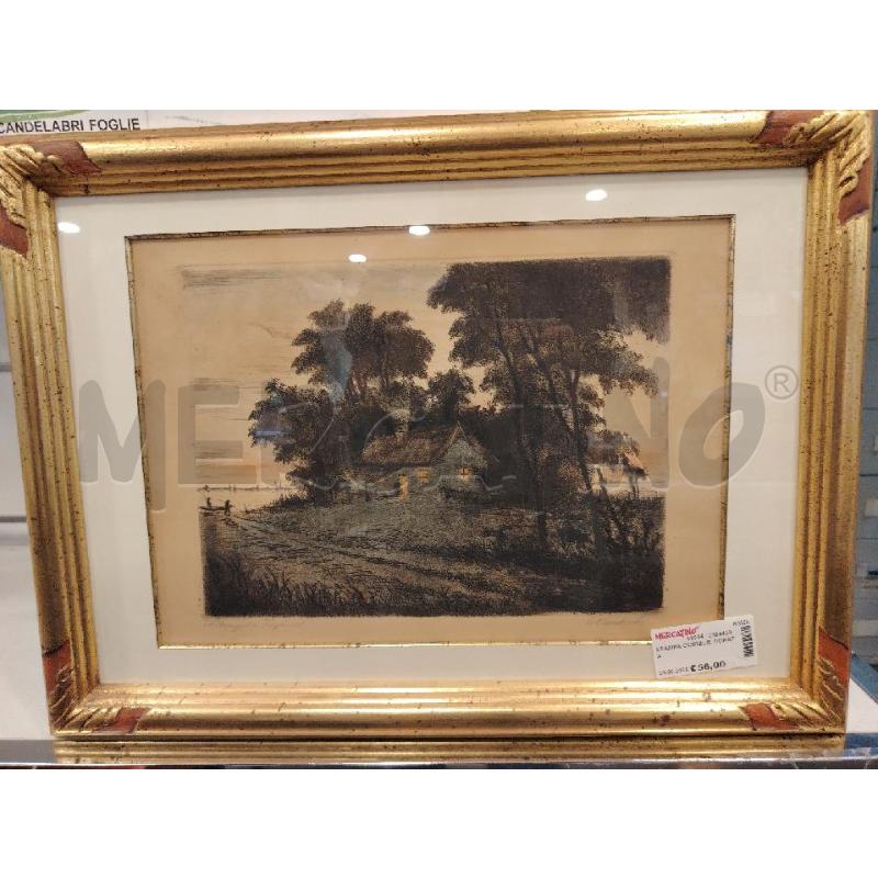 STAMPA CORNICE  DORATA  | Mercatino dell'Usato Roma eur 1