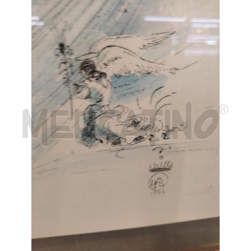 STAMPA RAPPR. SACRA A FIRMA DALI | Mercatino dell'Usato Roma eur 3