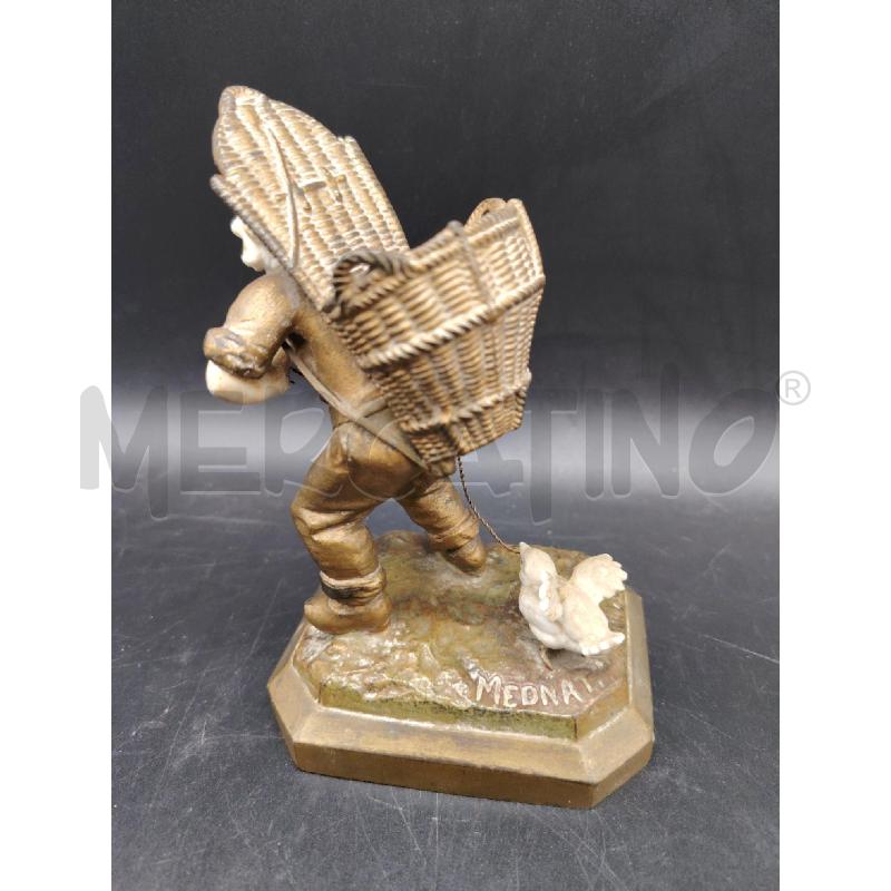 STATUA BIMBO C/CESTO | Mercatino dell'Usato Roma eur 2