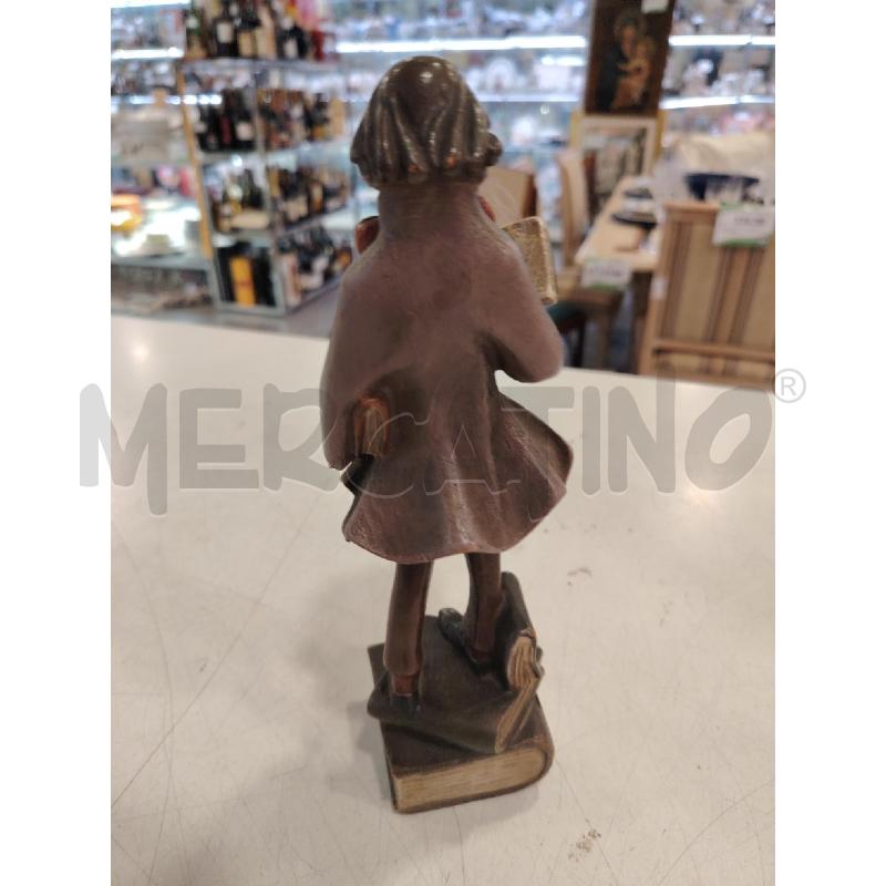 STATUA LEGNO PROFESSORE | Mercatino dell'Usato Roma eur 2
