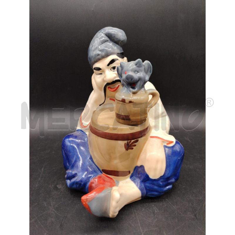 STATUINA COSACCO CON BARILE  | Mercatino dell'Usato Roma eur 1
