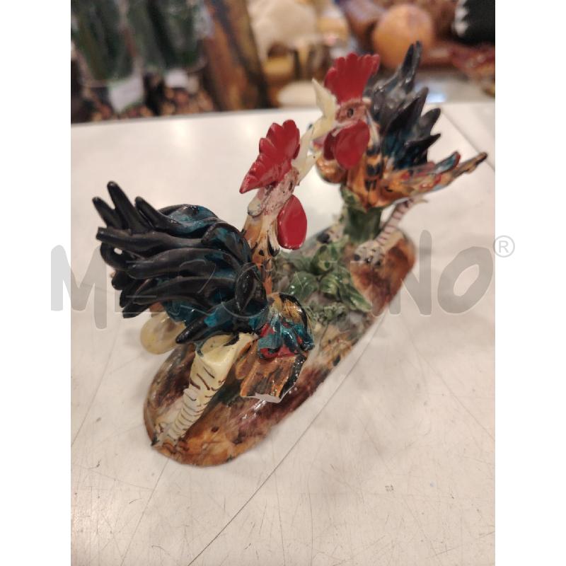 STATUINA GALLETTI COMBATTENTI  | Mercatino dell'Usato Roma eur 3