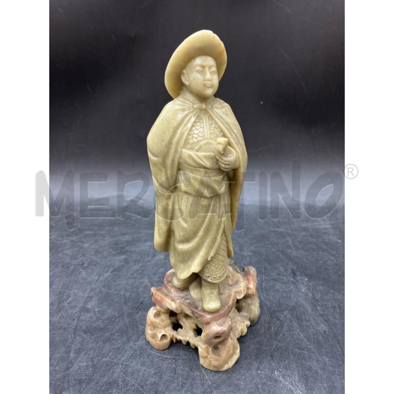 STATUINA ORIENTALE PIETRA SAPONARIA  | Mercatino dell'Usato Roma eur 1