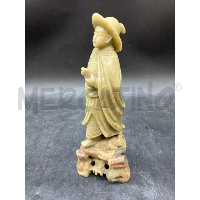 STATUINA ORIENTALE PIETRA SAPONARIA  | Mercatino dell'Usato Roma eur 2