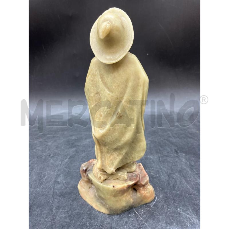 STATUINA ORIENTALE PIETRA SAPONARIA  | Mercatino dell'Usato Roma eur 3