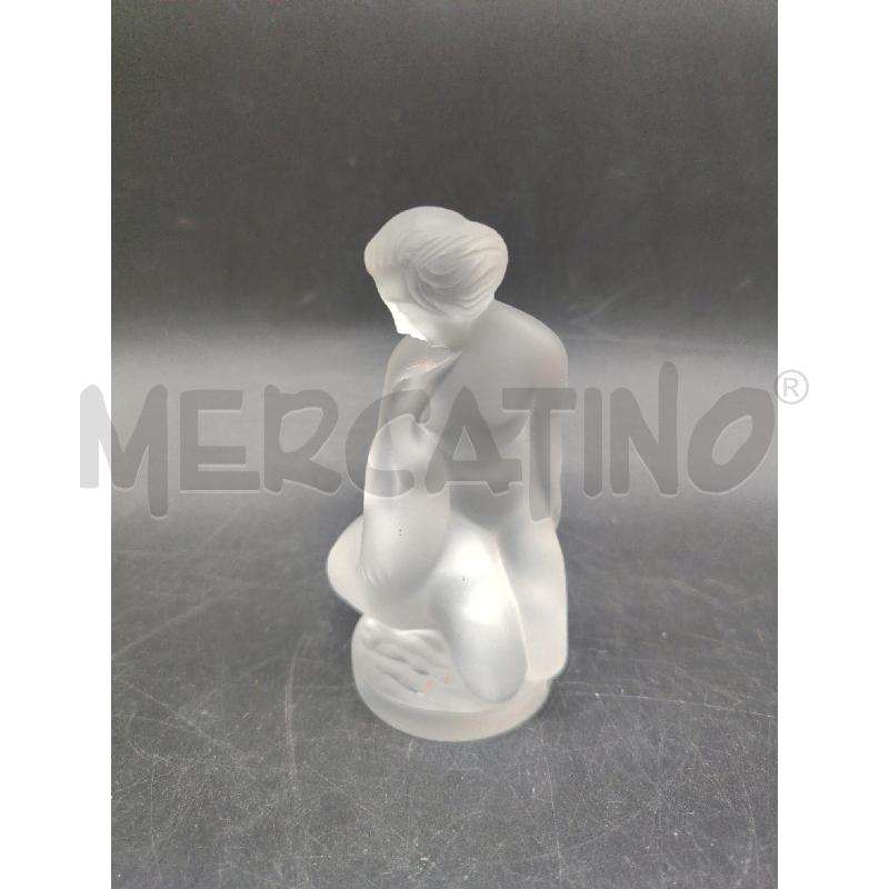 STATUINA SIGNORA CON CIGNO LALIQUE | Mercatino dell'Usato Roma eur 1