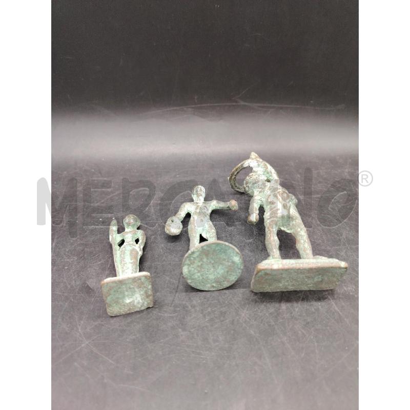 STATUINE GUERRIERI IN BRONZO  | Mercatino dell'Usato Roma eur 2