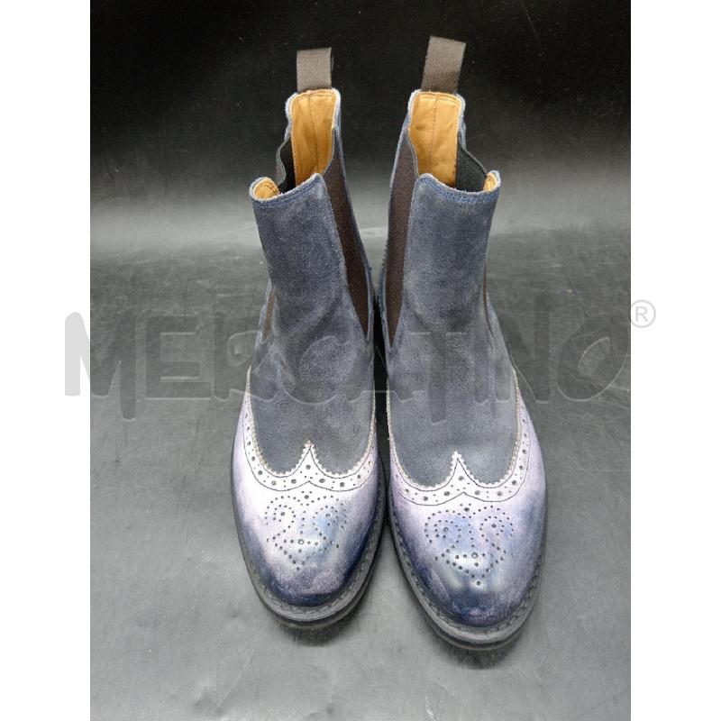 STIVALETTI D CAMPANILE BLU SFUMATO  | Mercatino dell'Usato Roma eur 2