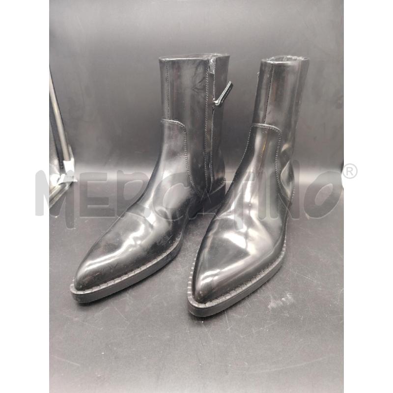 STIVALETTI D MASSIMO DUTTI NERO GOMMA | Mercatino dell'Usato Roma eur 1