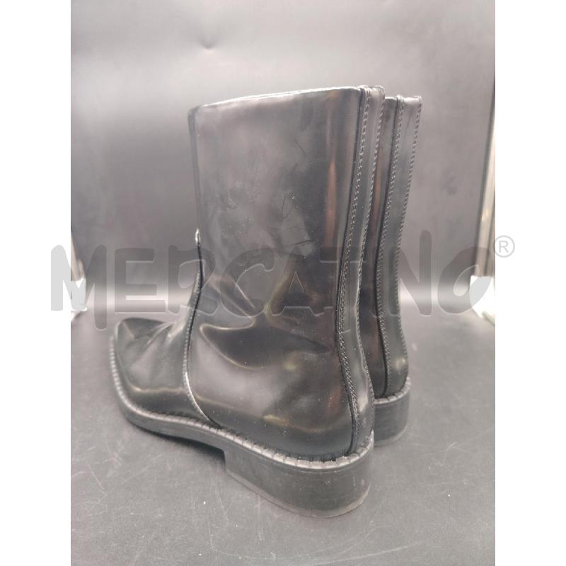 STIVALETTI D MASSIMO DUTTI NERO GOMMA | Mercatino dell'Usato Roma eur 2