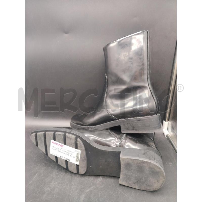 STIVALETTI D MASSIMO DUTTI NERO GOMMA | Mercatino dell'Usato Roma eur 3