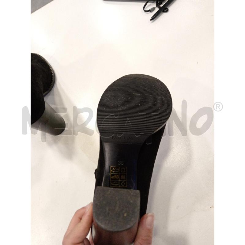 STIVALETTI D PAZOLINI NERO SCAMOS BORCHIE | Mercatino dell'Usato Roma eur 5