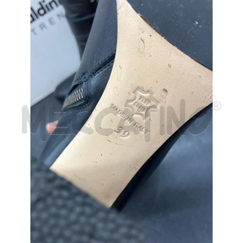 STIVALETTI D SCATO BALDININI NERO DUE FIBBIE | Mercatino dell'Usato Roma eur 4