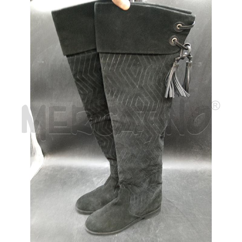 STIVALI D MARC JACOBS NERO ALTO NAPPINE | Mercatino dell'Usato Roma eur 1