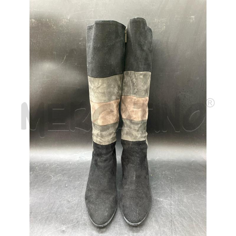 STIVALI D MELLUSO SCAMO NERO VERDE | Mercatino dell'Usato Roma eur 2