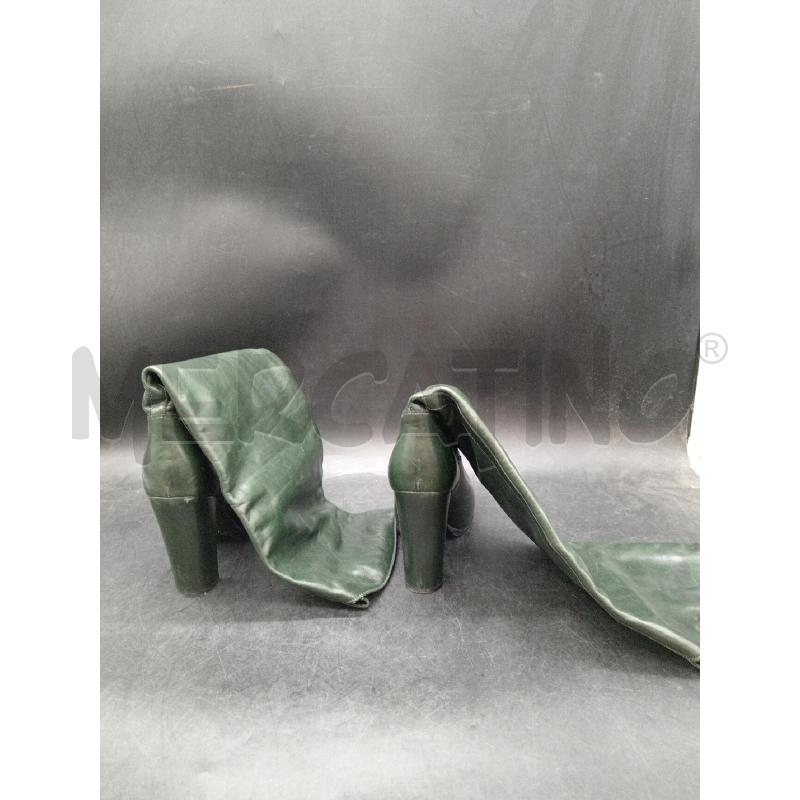 STIVALI D SARTORE PARIS PELLE VERDE  | Mercatino dell'Usato Roma eur 3