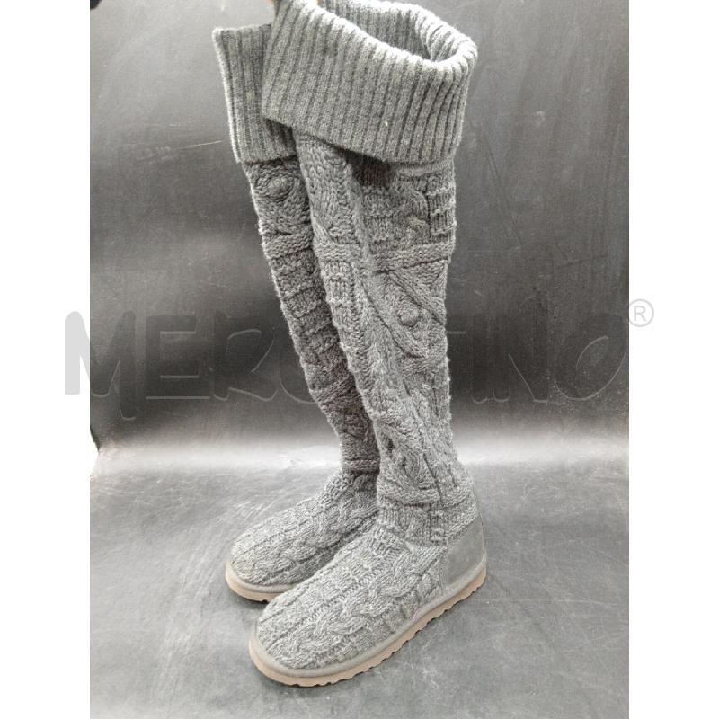STIVALI D UGG MAGLIA GRI ALTO  | Mercatino dell'Usato Roma eur 1
