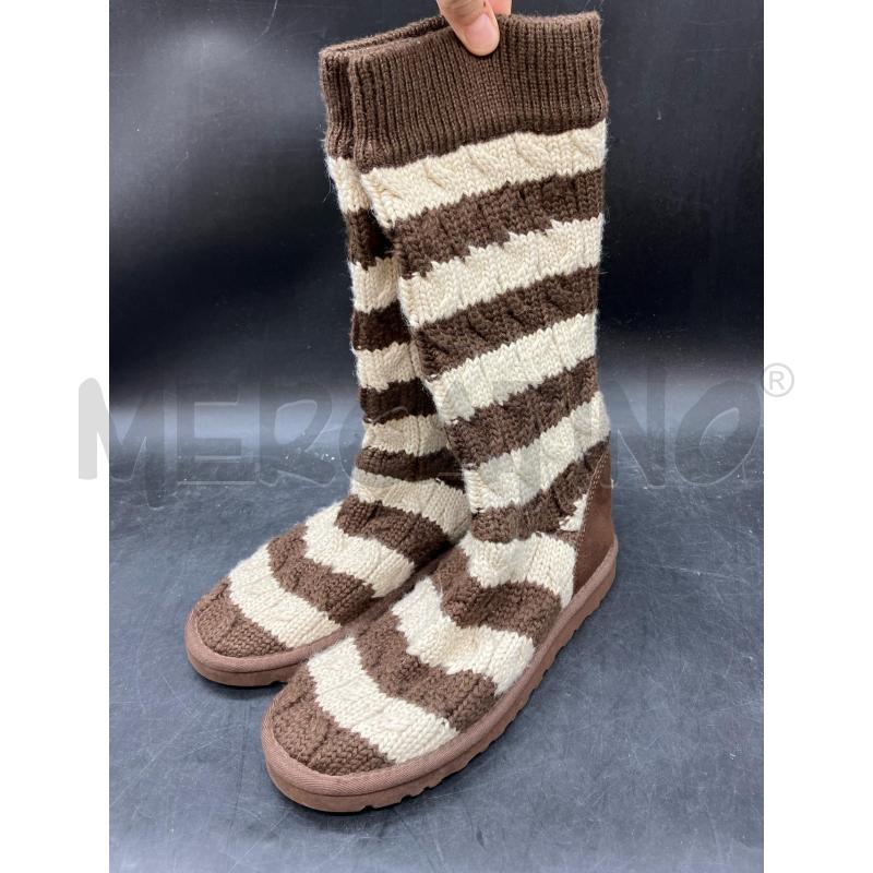 STIVALI D UGG MAGLIA RIGHE BIA MARR | Mercatino dell'Usato Roma eur 1