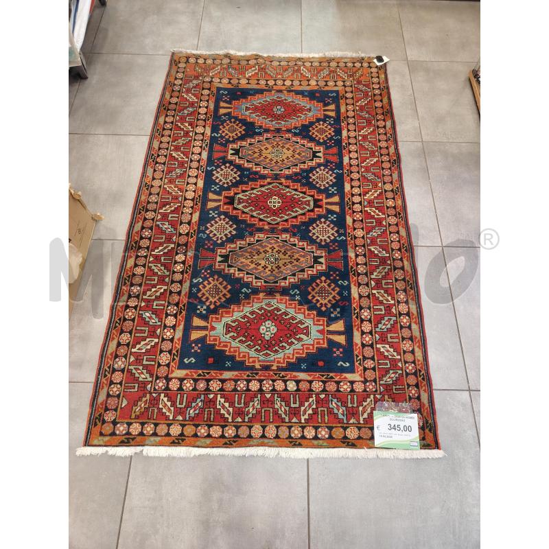 TAPPETO 203X124 ROMBI BLU/ROSSO | Mercatino dell'Usato Roma eur 1