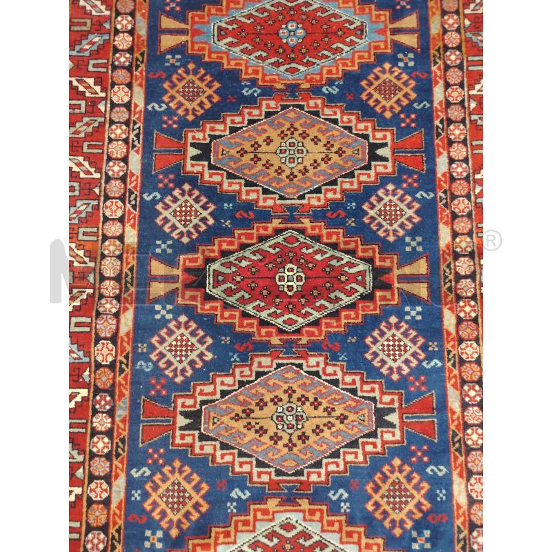 TAPPETO 203X124 ROMBI BLU/ROSSO | Mercatino dell'Usato Roma eur 2