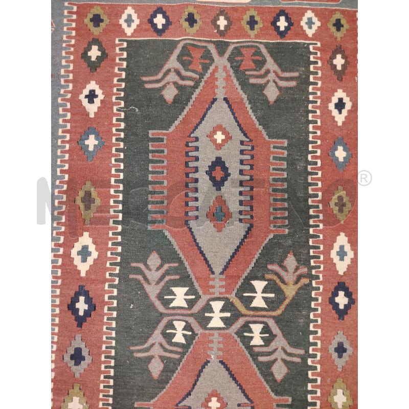TAPPETO KILIM TONI AZZ/ROSS/VER | Mercatino dell'Usato Roma eur 2