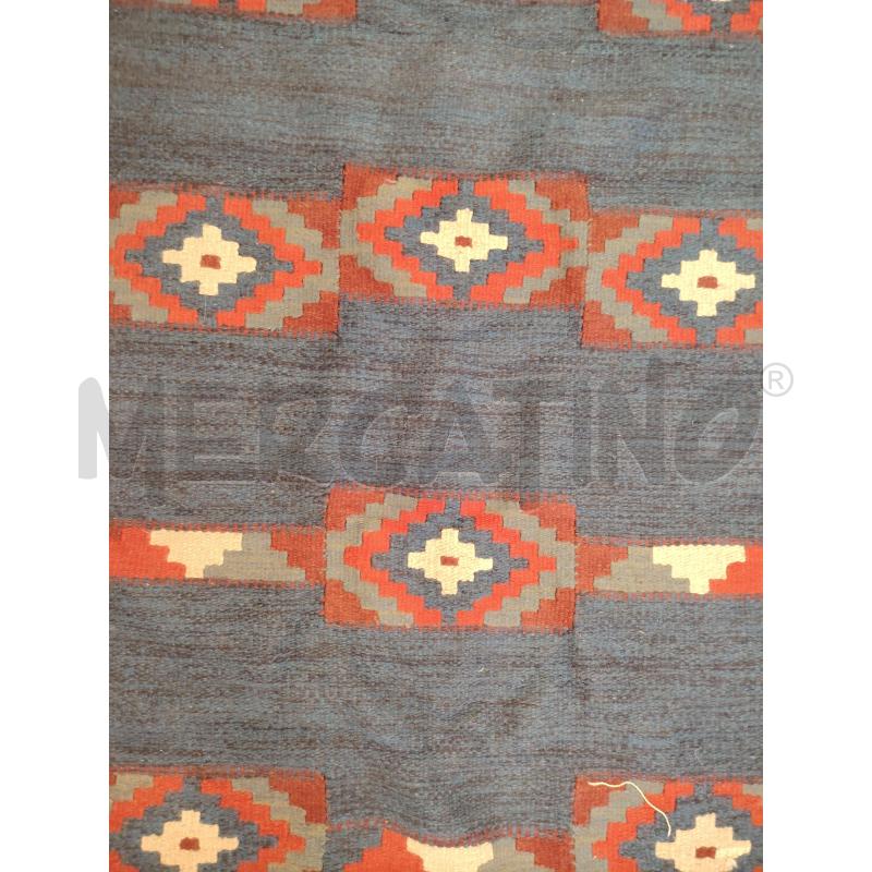TAPPETO KILIM TONI BLU | Mercatino dell'Usato Roma eur 2