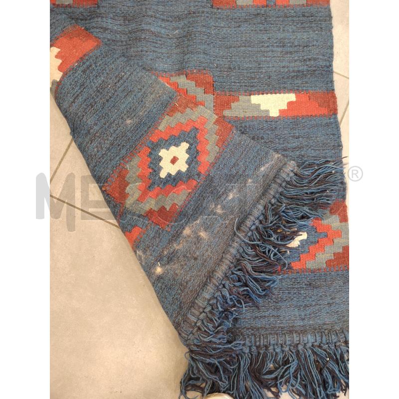 TAPPETO KILIM TONI BLU | Mercatino dell'Usato Roma eur 3