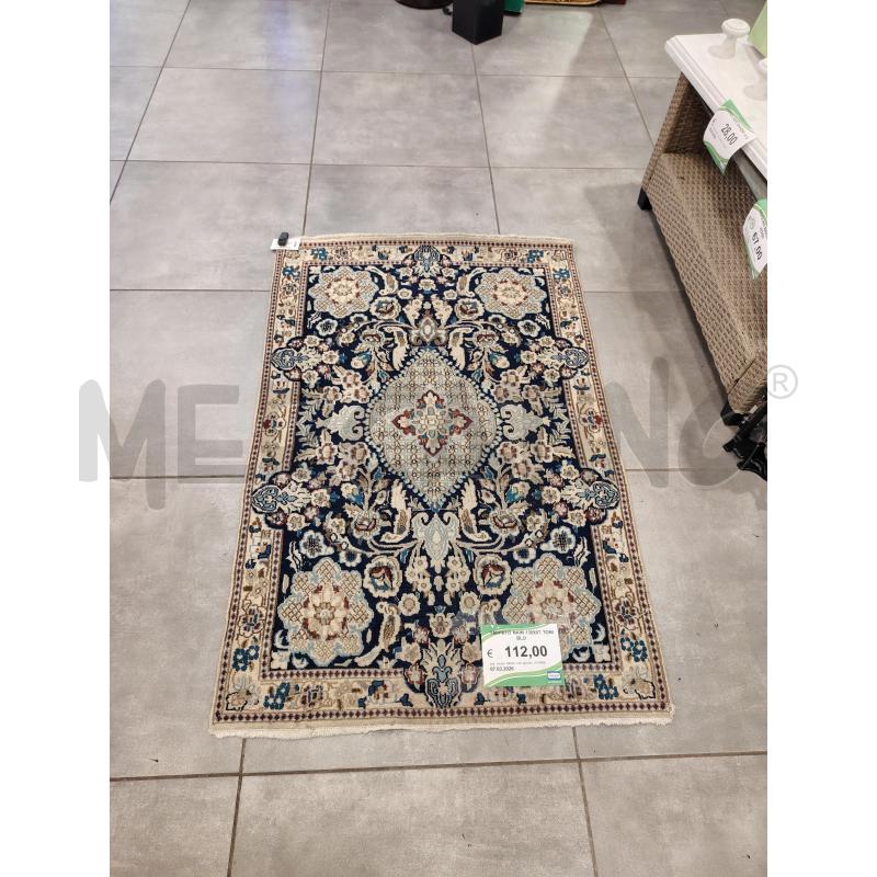 TAPPETO NAIN 138X87 TONI BLU | Mercatino dell'Usato Roma eur 1