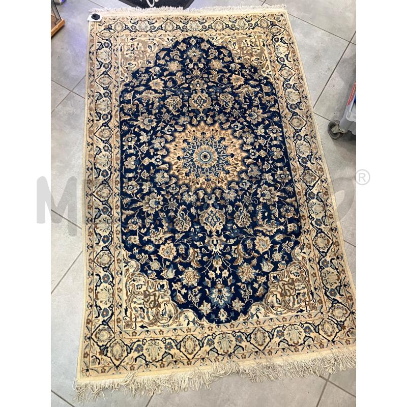 TAPPETO NAIN 200X125 BLU/BEI | Mercatino dell'Usato Roma eur 1