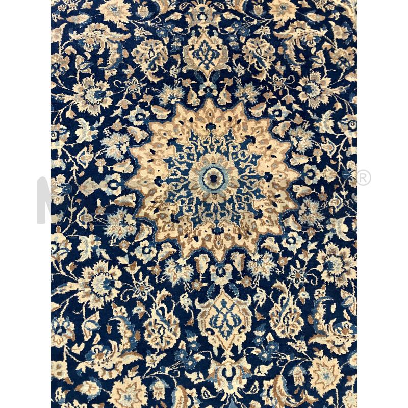 TAPPETO NAIN 200X125 BLU/BEI | Mercatino dell'Usato Roma eur 2