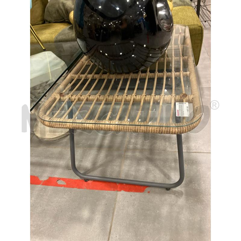 TAVOLINO BASSO P/VETRO MED MID | Mercatino dell'Usato Roma eur 2
