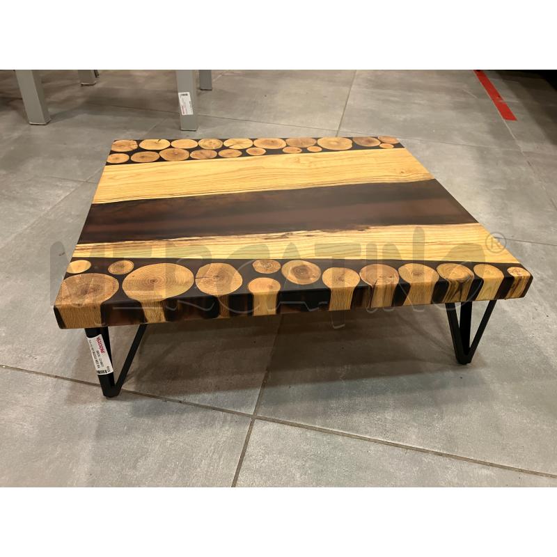 TAVOLINO BASSO RES MAR LEGNO MET | Mercatino dell'Usato Roma eur 1