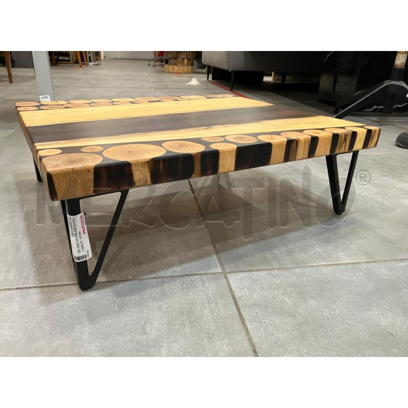 TAVOLINO BASSO RES MAR LEGNO MET | Mercatino dell'Usato Roma eur 3