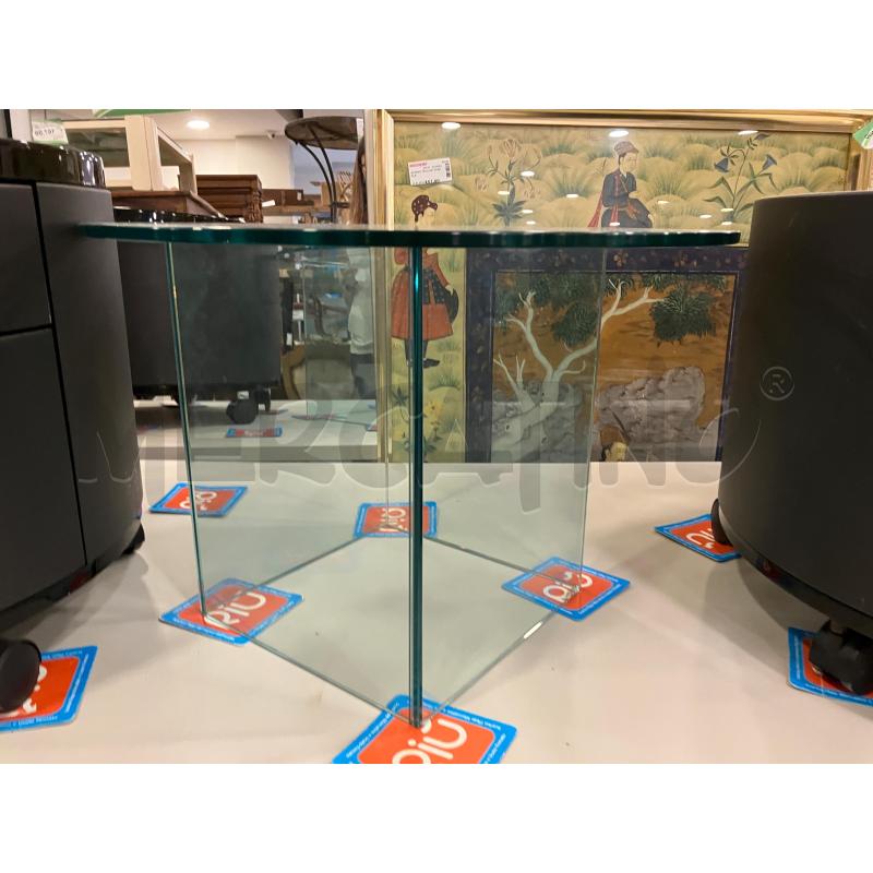 TAVOLINO BASSO TONDO VETRO B/VET | Mercatino dell'Usato Roma eur 3