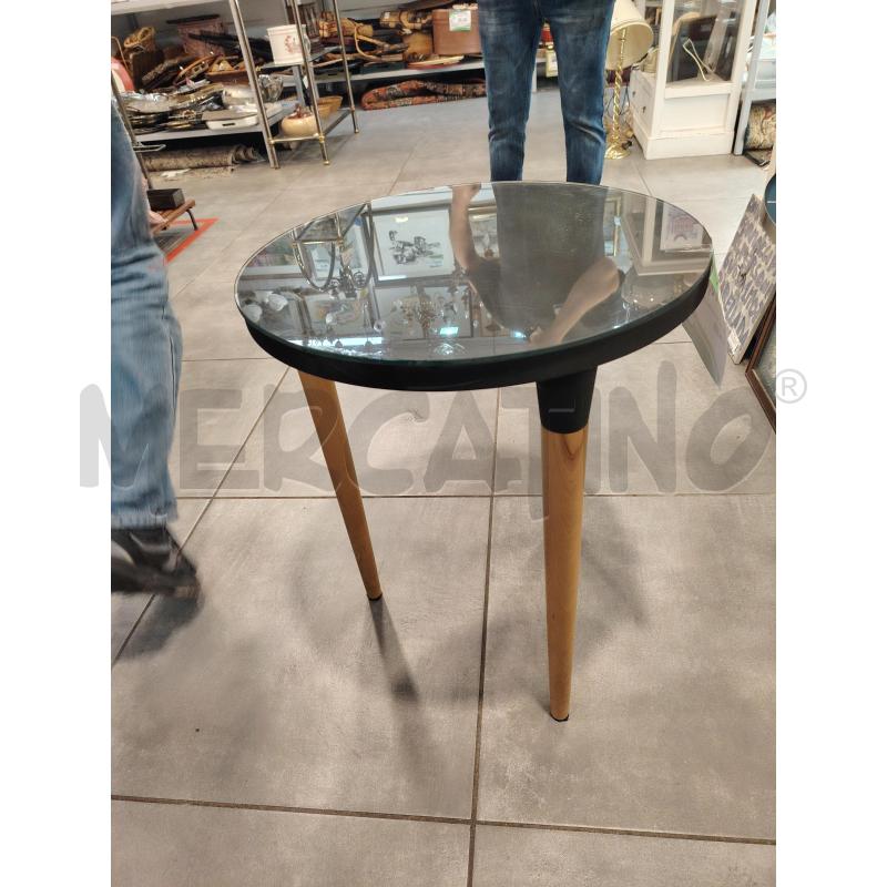 TAVOLINO BASSO VET NERO | Mercatino dell'Usato Roma eur 1