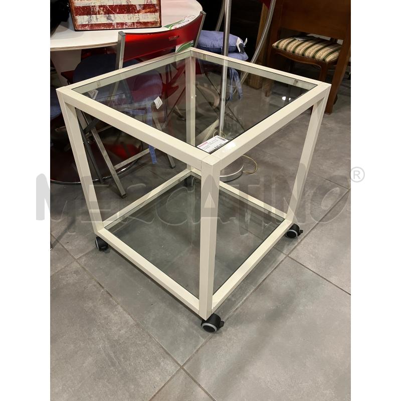 TAVOLINO CARRELLO BIA P/VETRO | Mercatino dell'Usato Roma eur 2