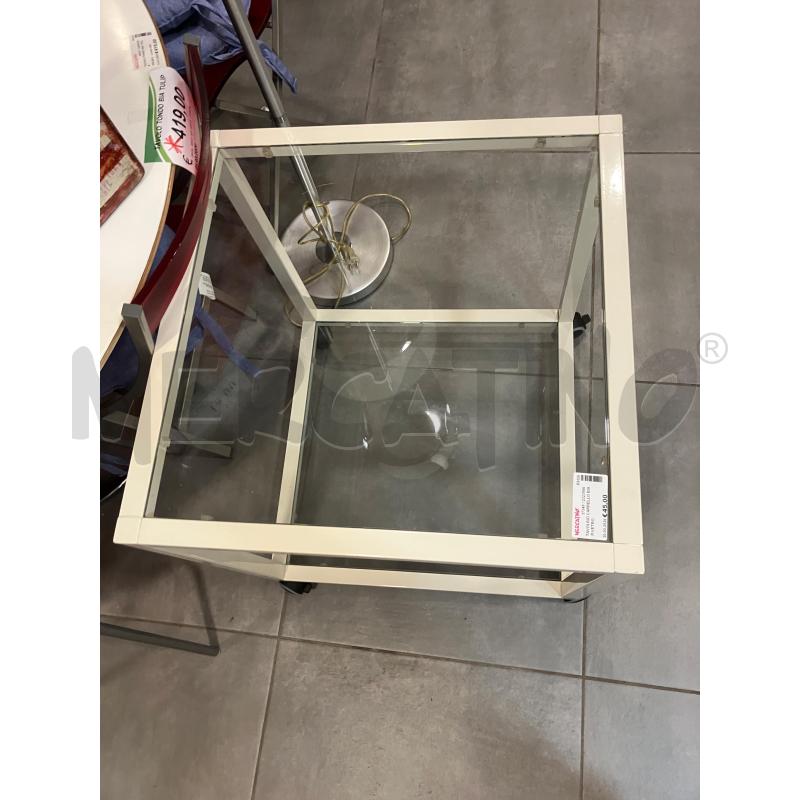 TAVOLINO CARRELLO BIA P/VETRO | Mercatino dell'Usato Roma eur 3